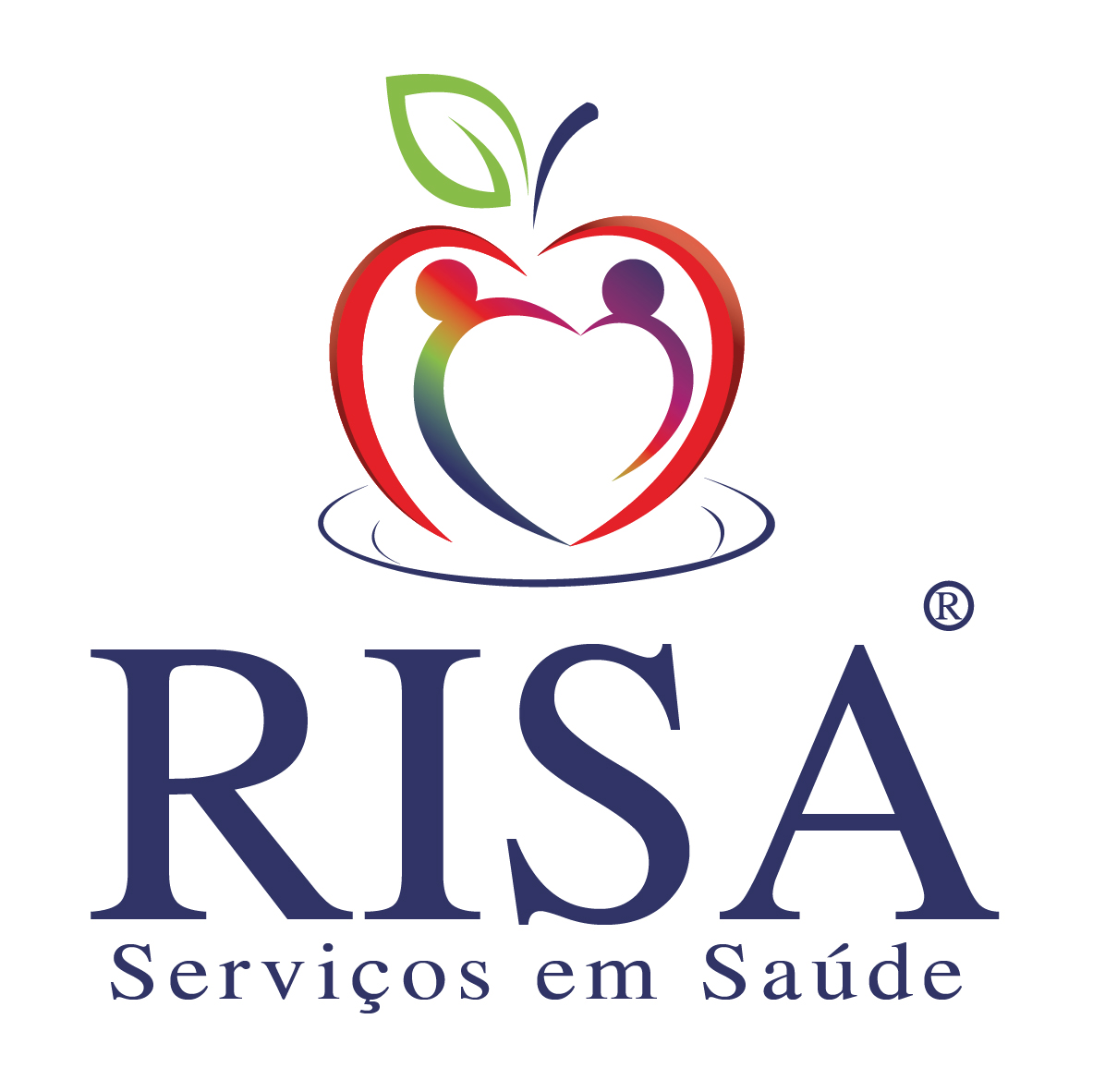 Logo Risa com Padding Back White